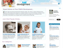 Tablet Screenshot of kidsdevelopment.co.uk